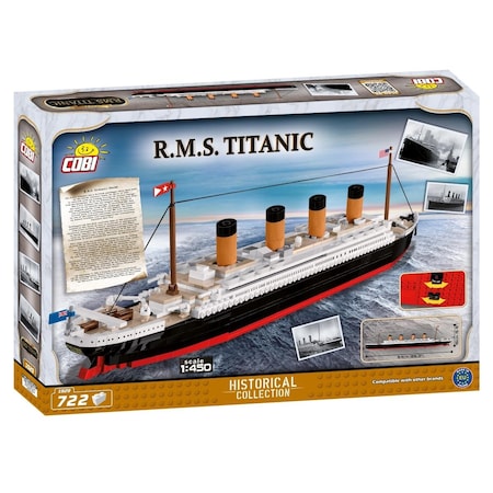 Cobi -1929 Historical Collection R.M.S. Titanic 1-450 Scale Blocks Building Kit COBI-1929